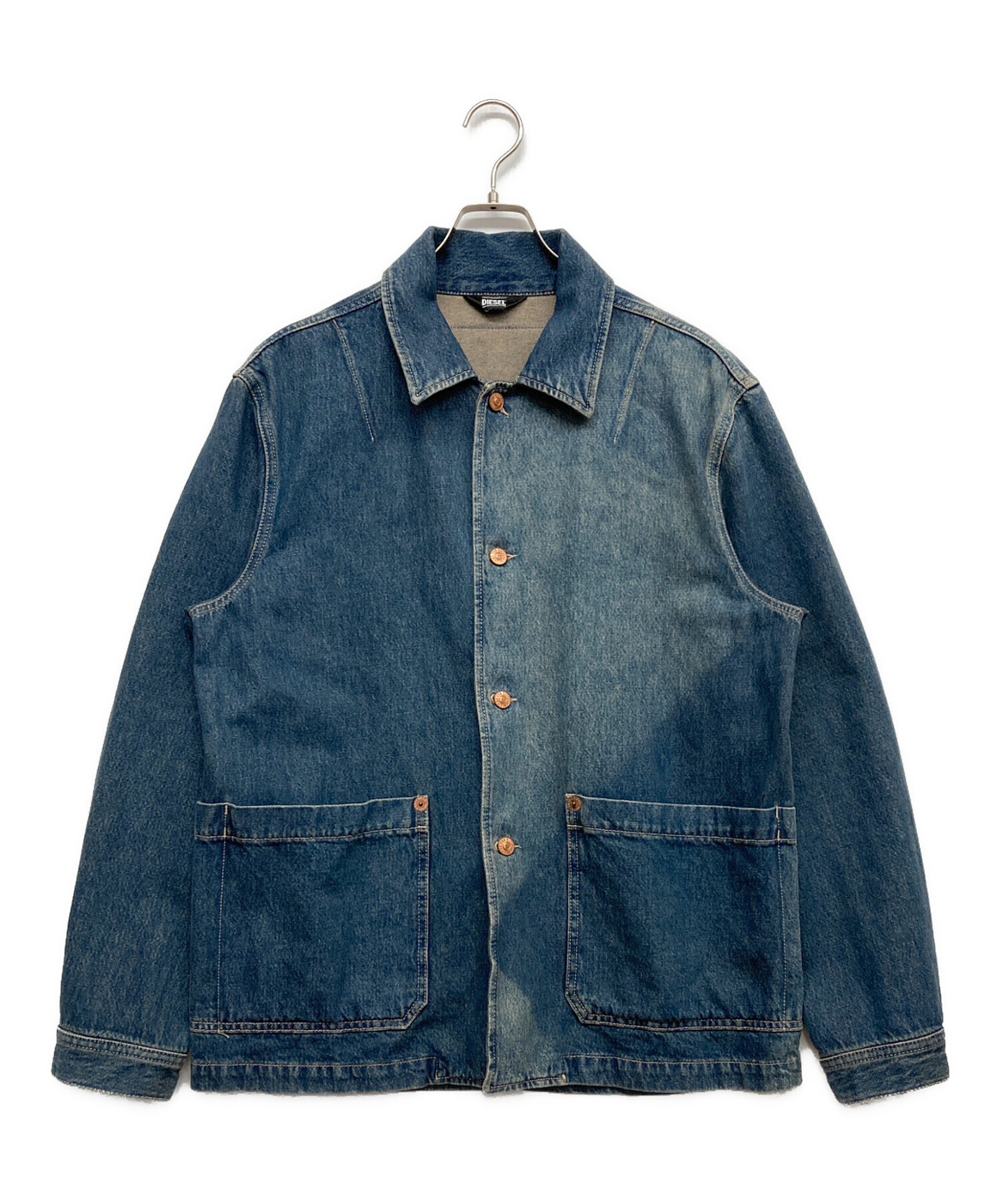 中古・古着通販】DIESEL (ディーゼル) デニムカバーオール インディゴ