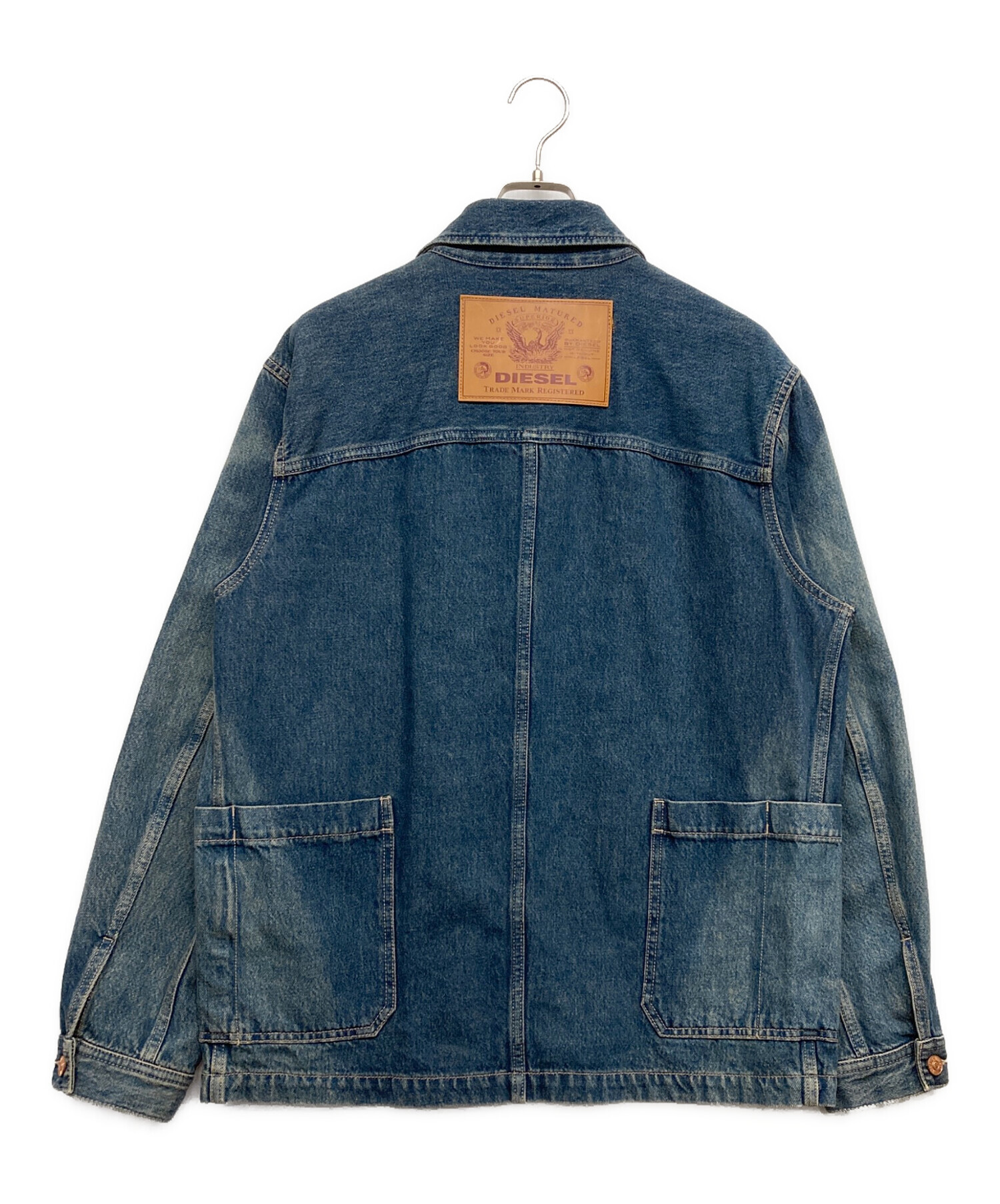 【未使用級】 L'ESSAGE デニム カバーオール インディゴ フリー 中古・古着通販】LEVI'S (リーバイス) カバーオール インディゴ