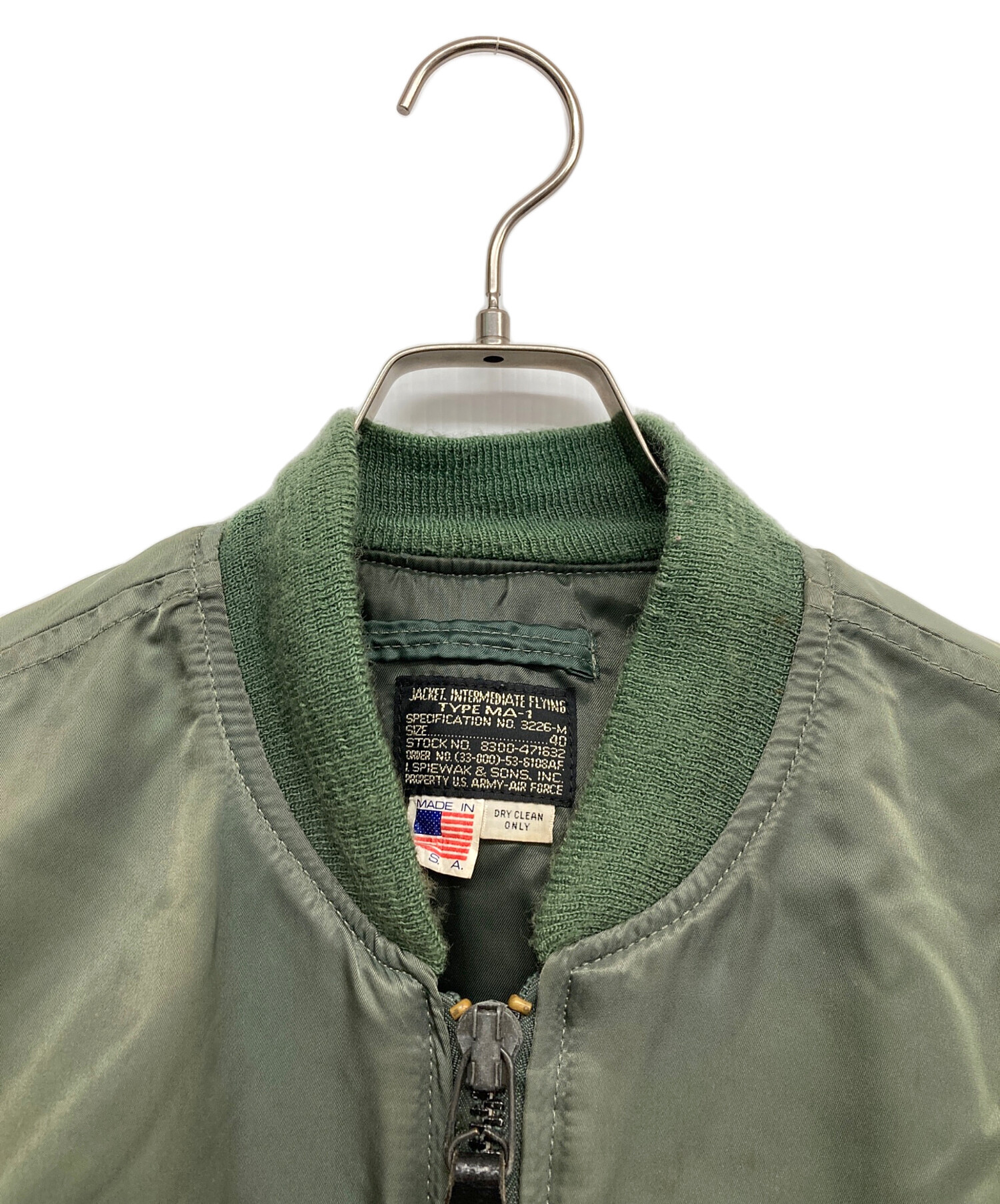 中古・古着通販】SPIEWAK (スピワック) TYPE MA-1ジャケット カーキ