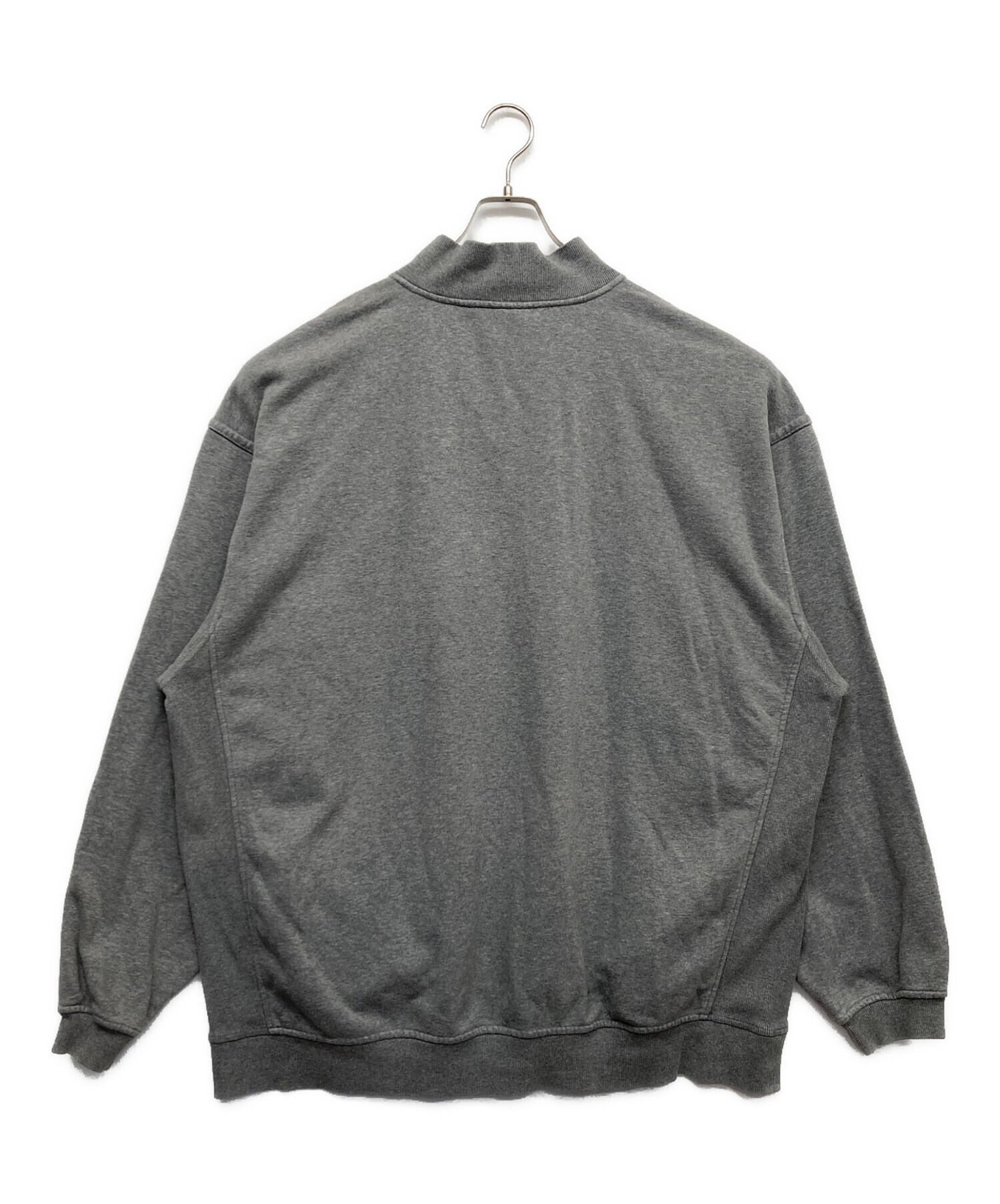 中古・古着通販】NIKE (ナイキ) ハーフジップスウェット グレー サイズ