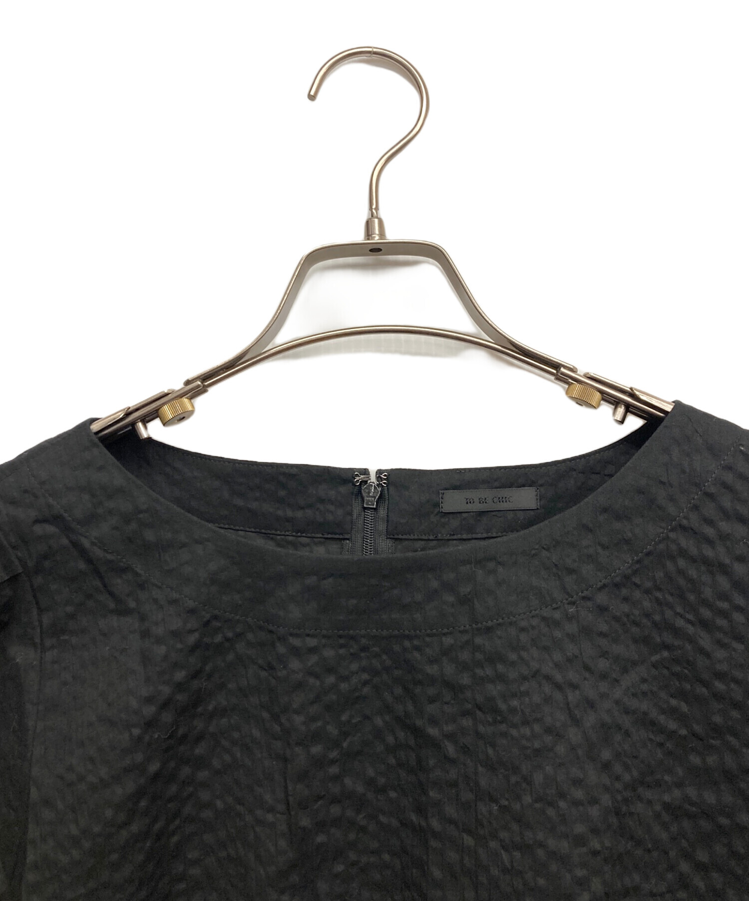 中古・古着通販】TO BE CHIC (トゥービーシック) 半袖ワンピース 