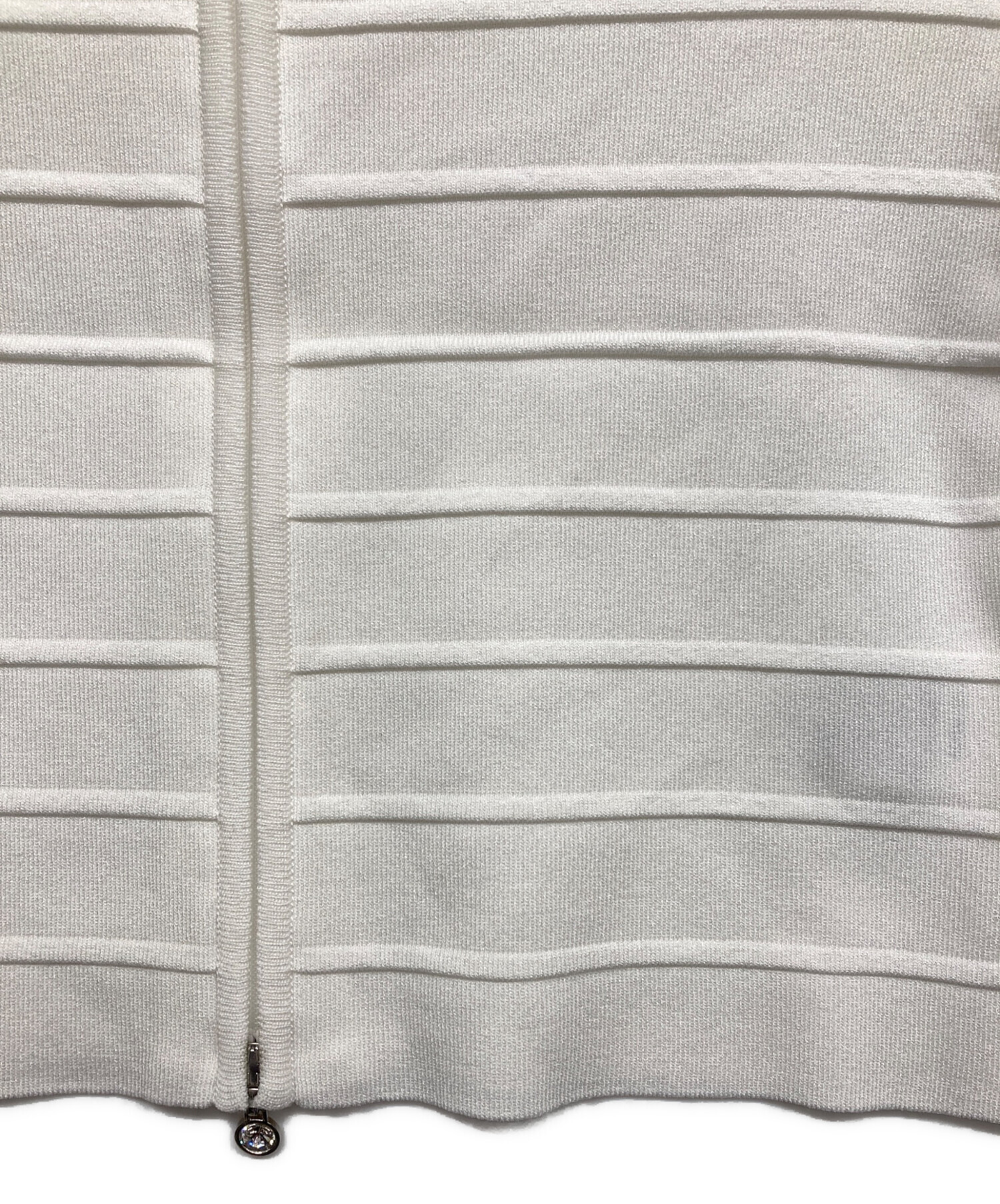 中古・古着通販】Rene (ルネ) ニットジャケット ホワイト サイズ:36