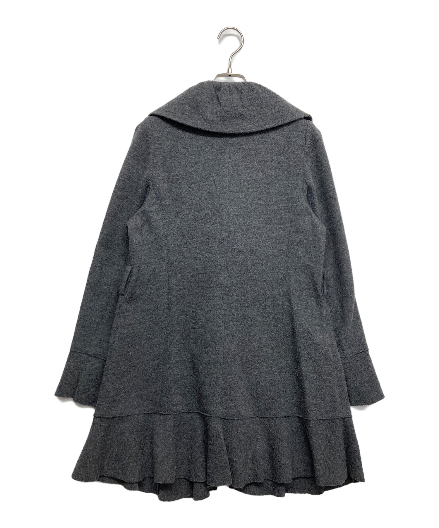 中古・古着通販】TO BE CHIC (トゥービーシック) ニットコート グレー