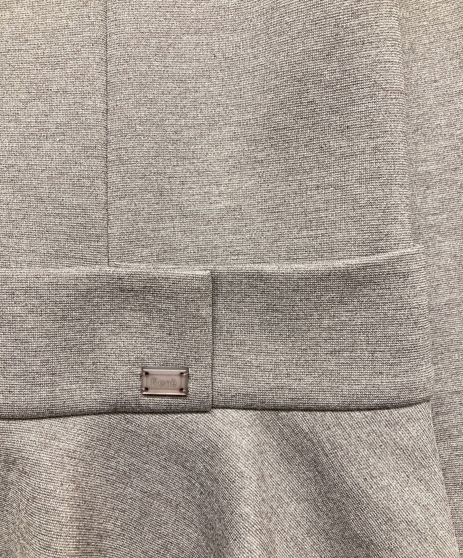 中古・古着通販】Rene basic (ルネベーシック) 裾フリルワンピース