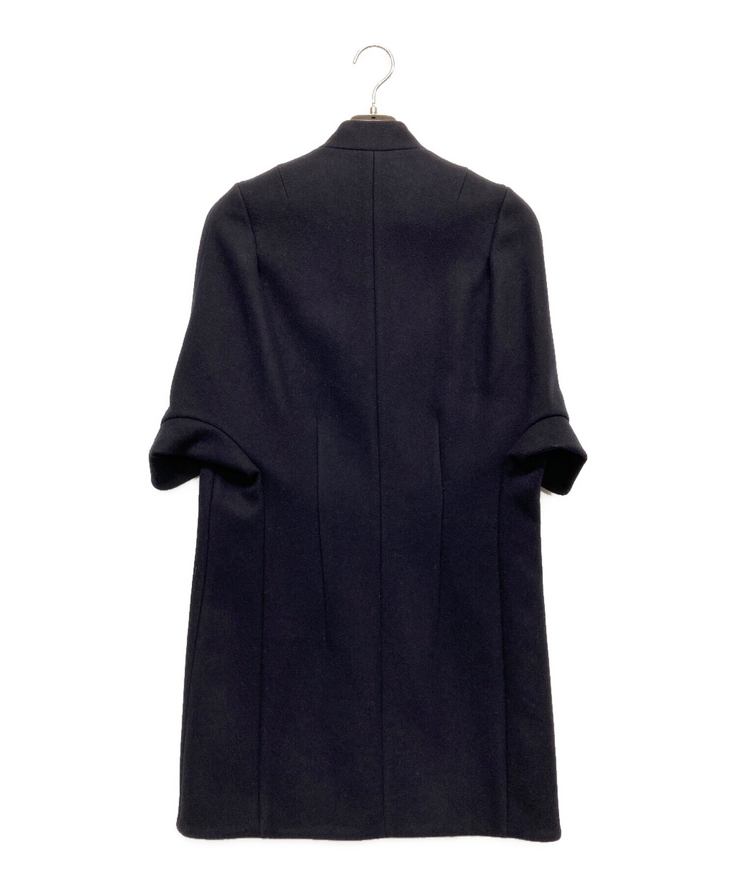 中古・古着通販】MARNI (マルニ) ウールステンカラーコート ネイビー