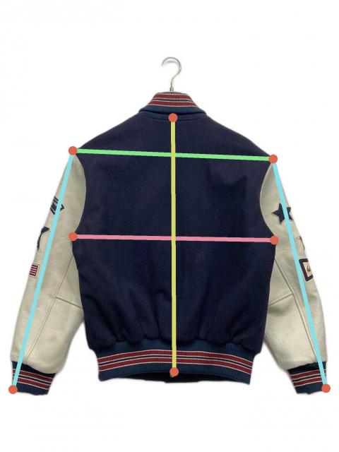 中古・古着通販】McGREGOR (マクレガー) スタジャン ネイビー サイズ:L