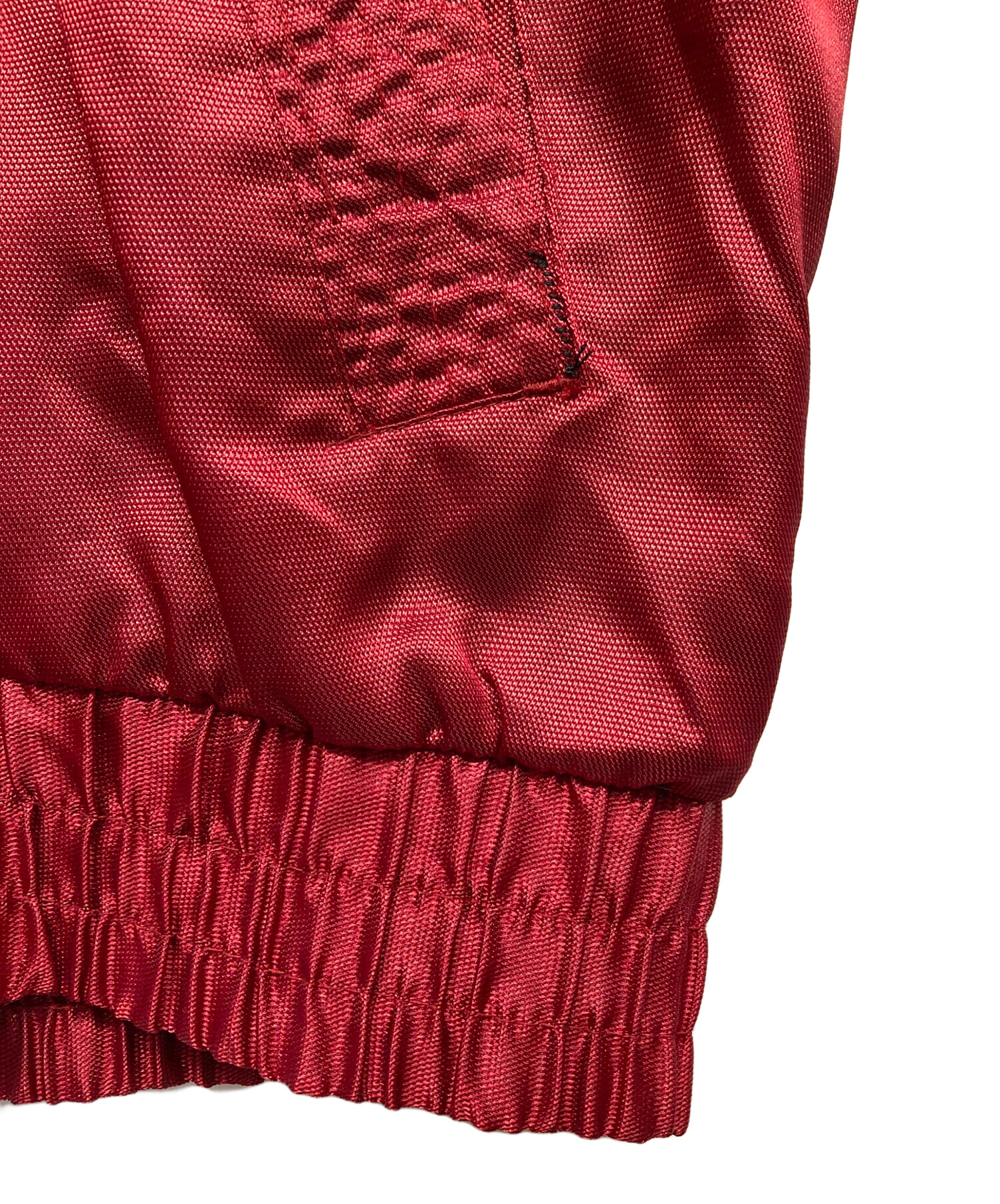 90s NFL レッドスキンズ SIZE 100（XL） ジップアップジャケット 古着 90s USA製 NFL Washington Redskins レッドスキンズ 光沢