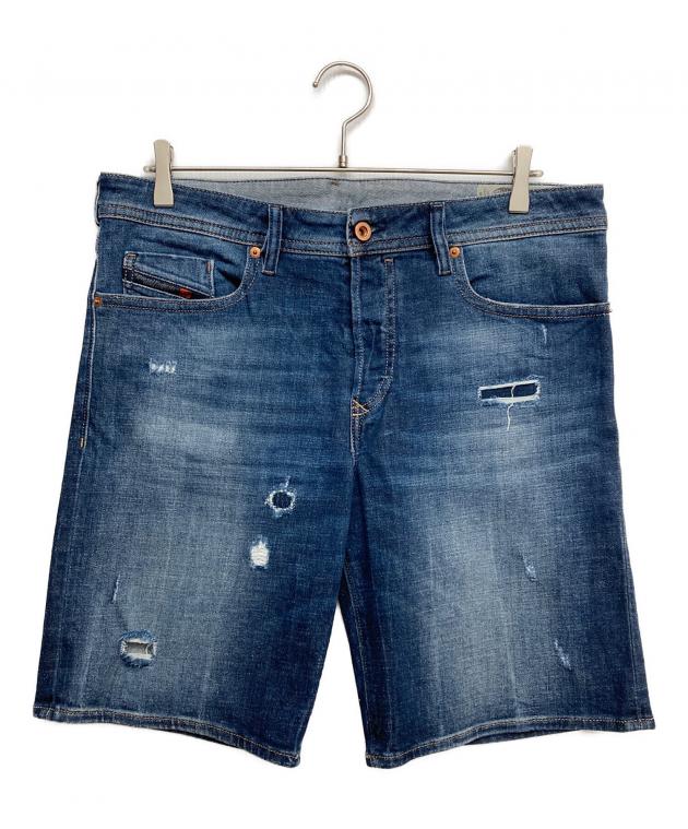 中古・古着通販】DIESEL (ディーゼル) デニムハーフパンツ インディゴ
