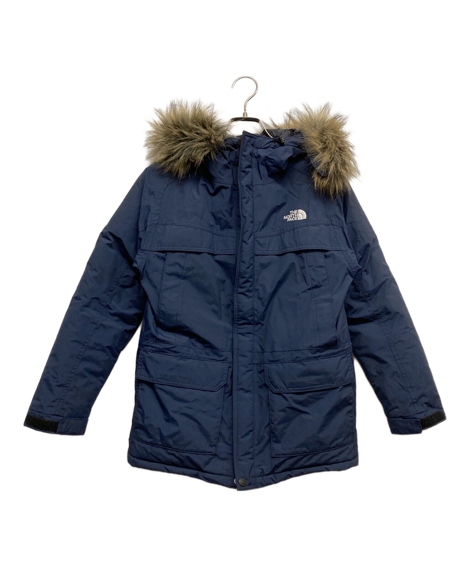 特価 North Face 150サイズ ダウンジャケット ネイビー 150 ダウン ノースフェイスの通販