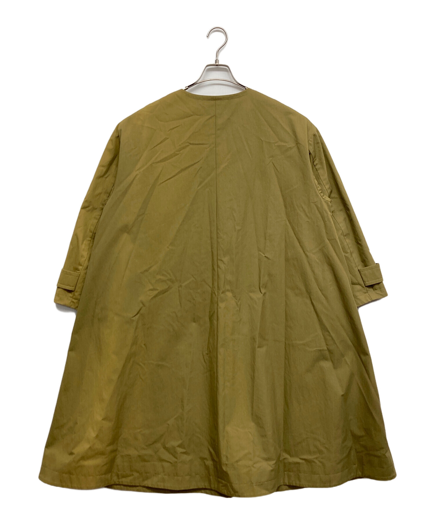 未使用 美品 ジャーナルスタンダード F ベージュ ワイド ステンカラーコート 中古・古着通販】JOURNAL STANDARD (ジャーナルスタンダード