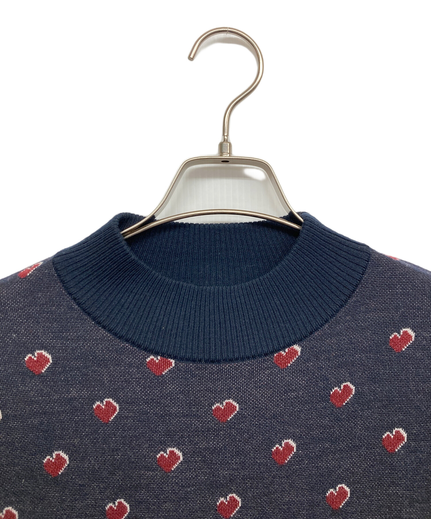 未使用級＊クレストブリッジ 2WAY コットンジャカードニット 38 チェック 中古・古着通販】BLUE LABEL CRESTBRIDGE (ブルーレーベルクレスト