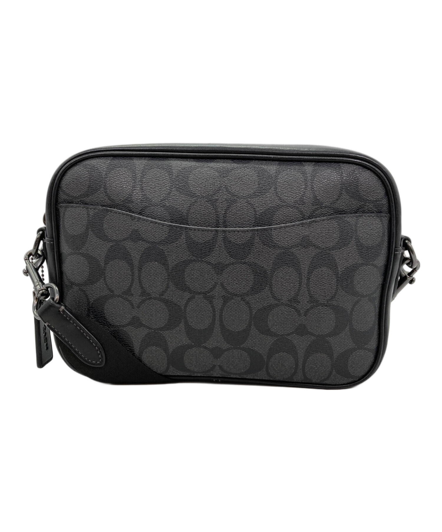 ★美品★ COACH クロスボディバッグ エリアス シグネチャー ケース付 中古・古着通販】COACH (コーチ) エリアス クロスボディシグネチャー