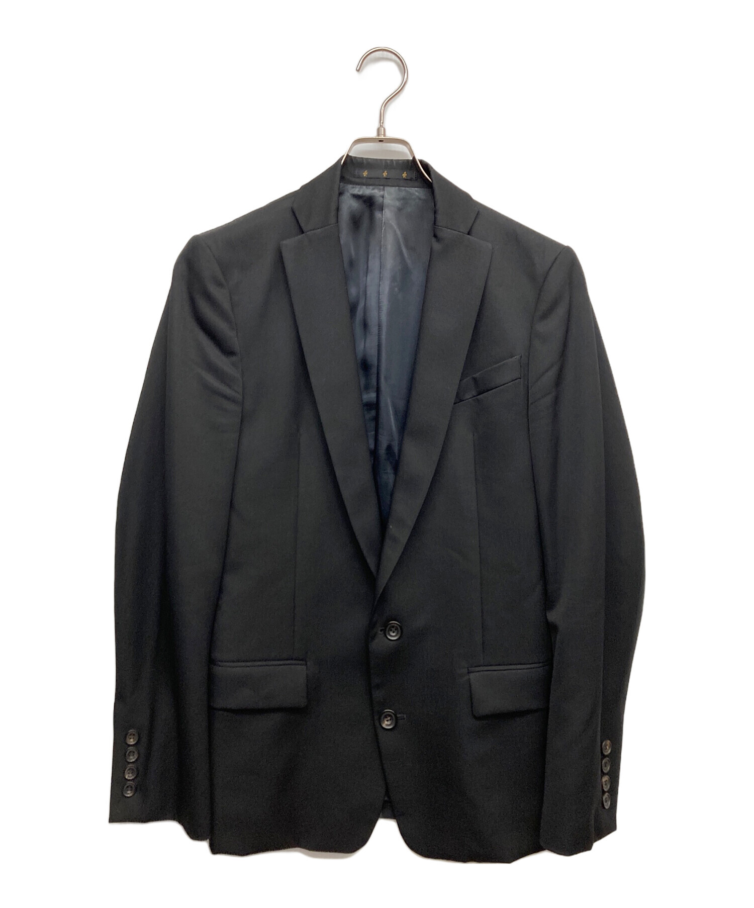 【美品】ato アトウ ジャケット ブラック テーラード ビジネス ATO ジャケット テーラードジャケット CLASSIC WOOL LARGE SILHOUETTE