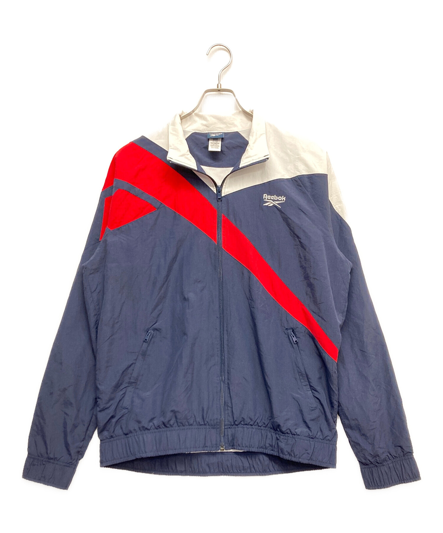 中古・古着通販】REEBOK (リーボック) ナイロンジャケット ネイビー