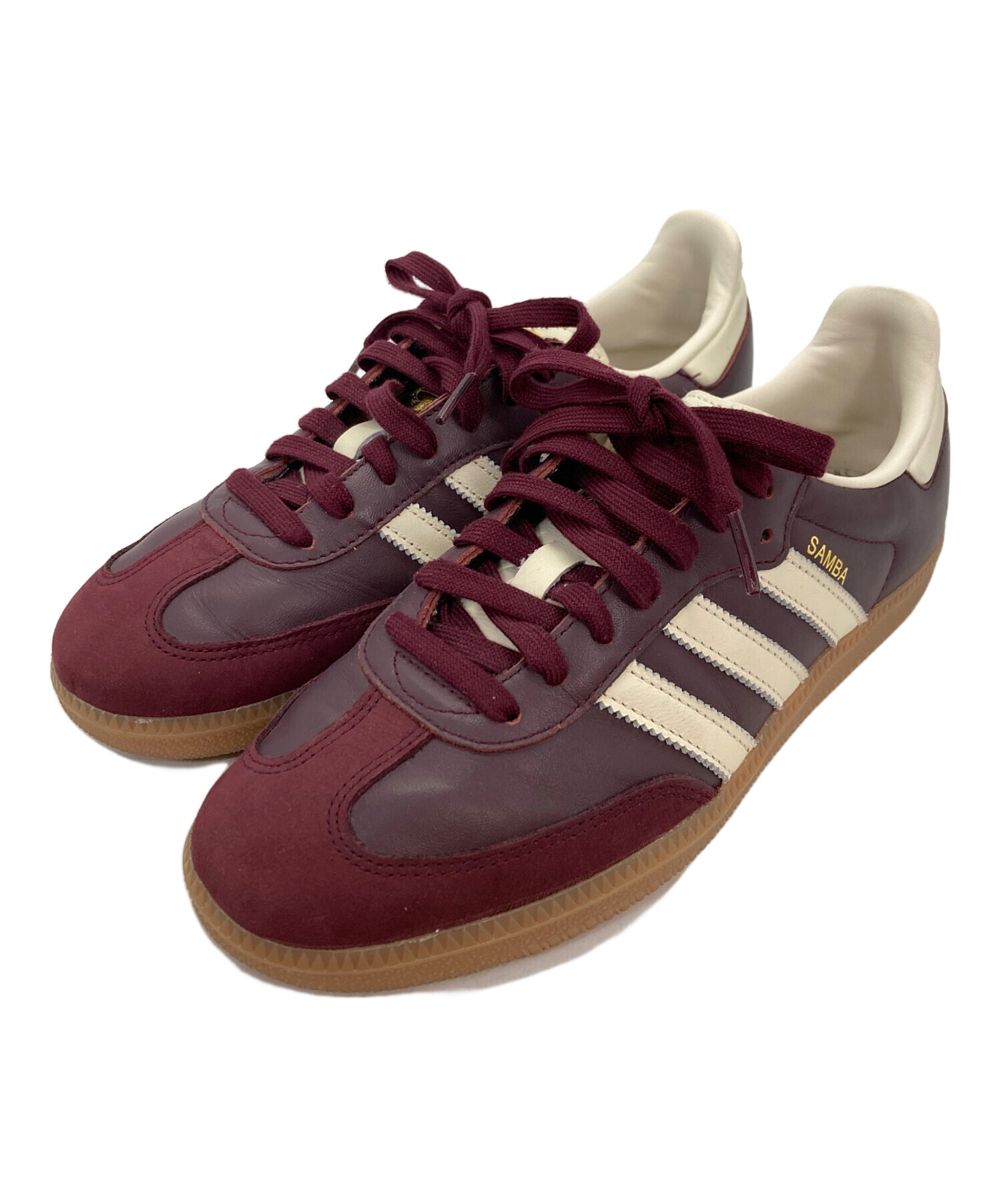 [美品] adidas alwayth samba 28cm ワインレッド　廃盤 中古・古着通販】adidas (アディダス) Women's Samba OG レッド サイズ