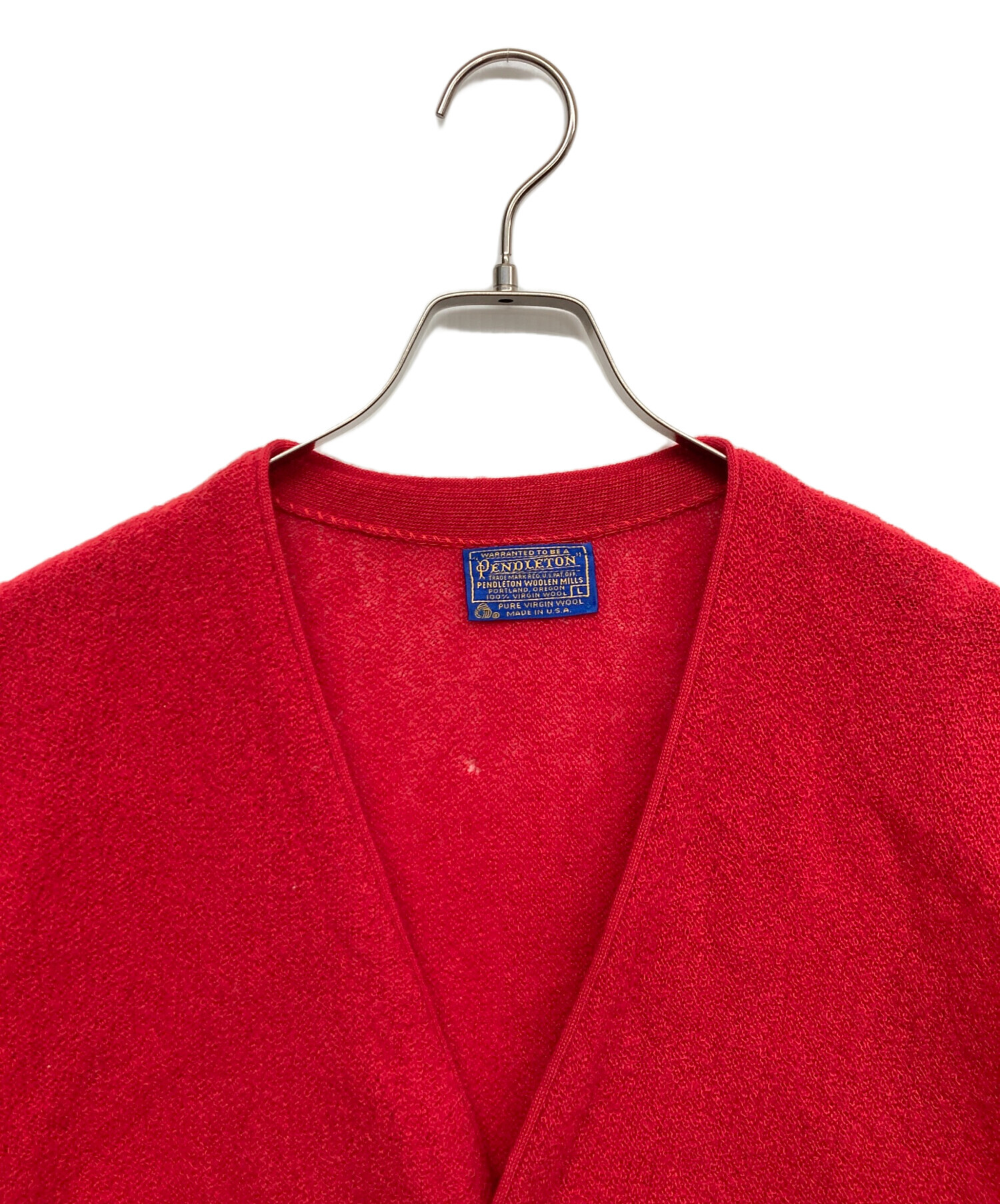 中古・古着通販】PENDLETON (ペンドルトン) 70sカーディガン レッド