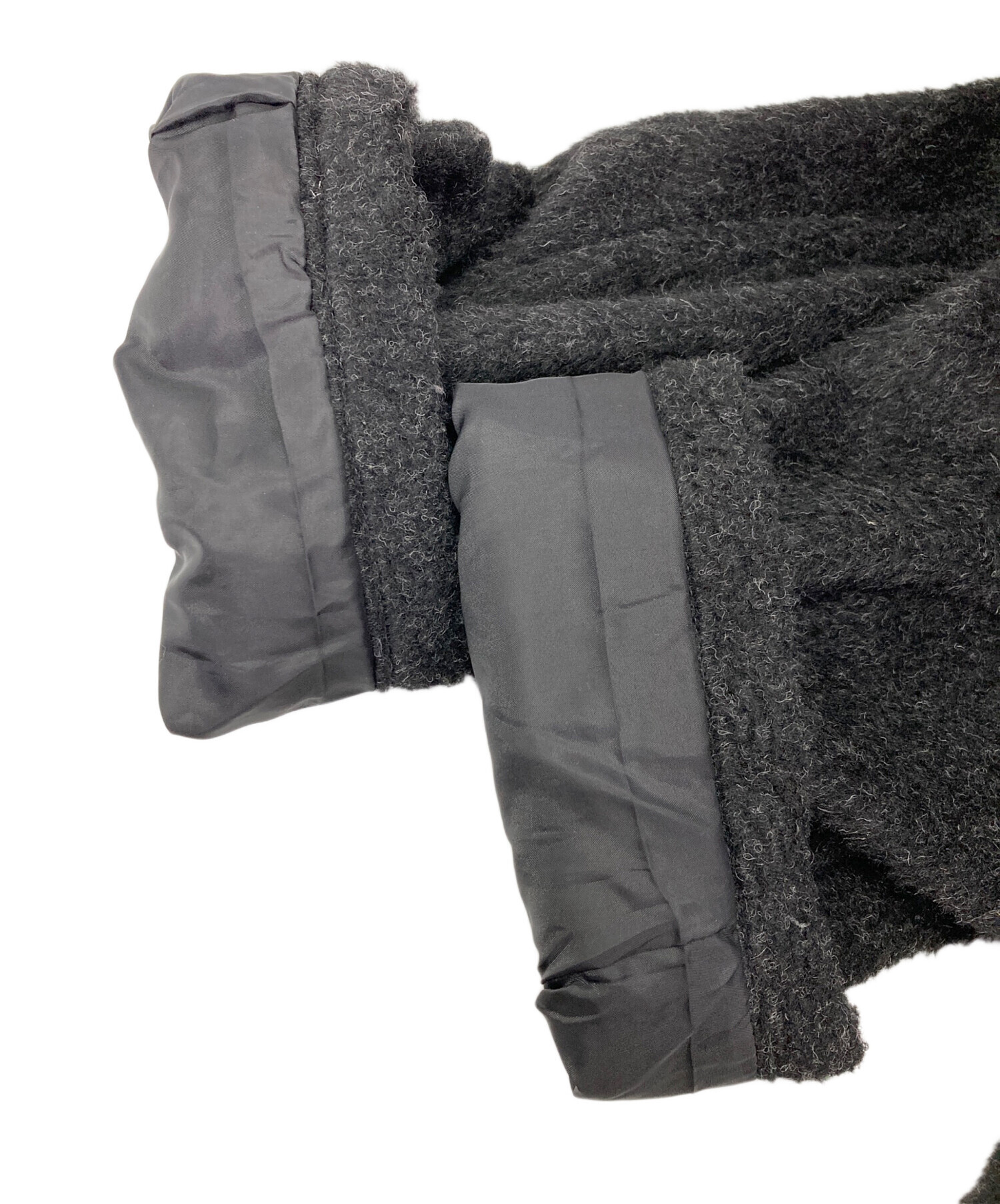 中古・古着通販】soerte (ソエルテ) WOOL BLEND SHAGGY OVERコート