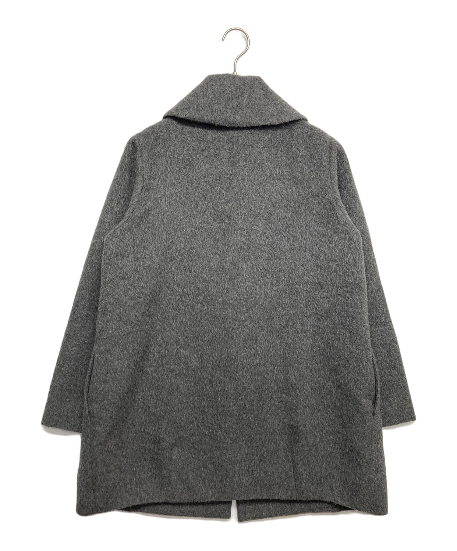 中古・古着通販】LEILIAN (レリアン) アルパカブレンドコート グレー