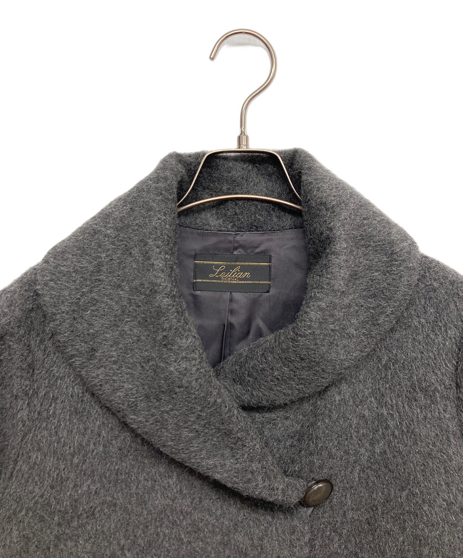 中古・古着通販】LEILIAN (レリアン) アルパカブレンドコート グレー