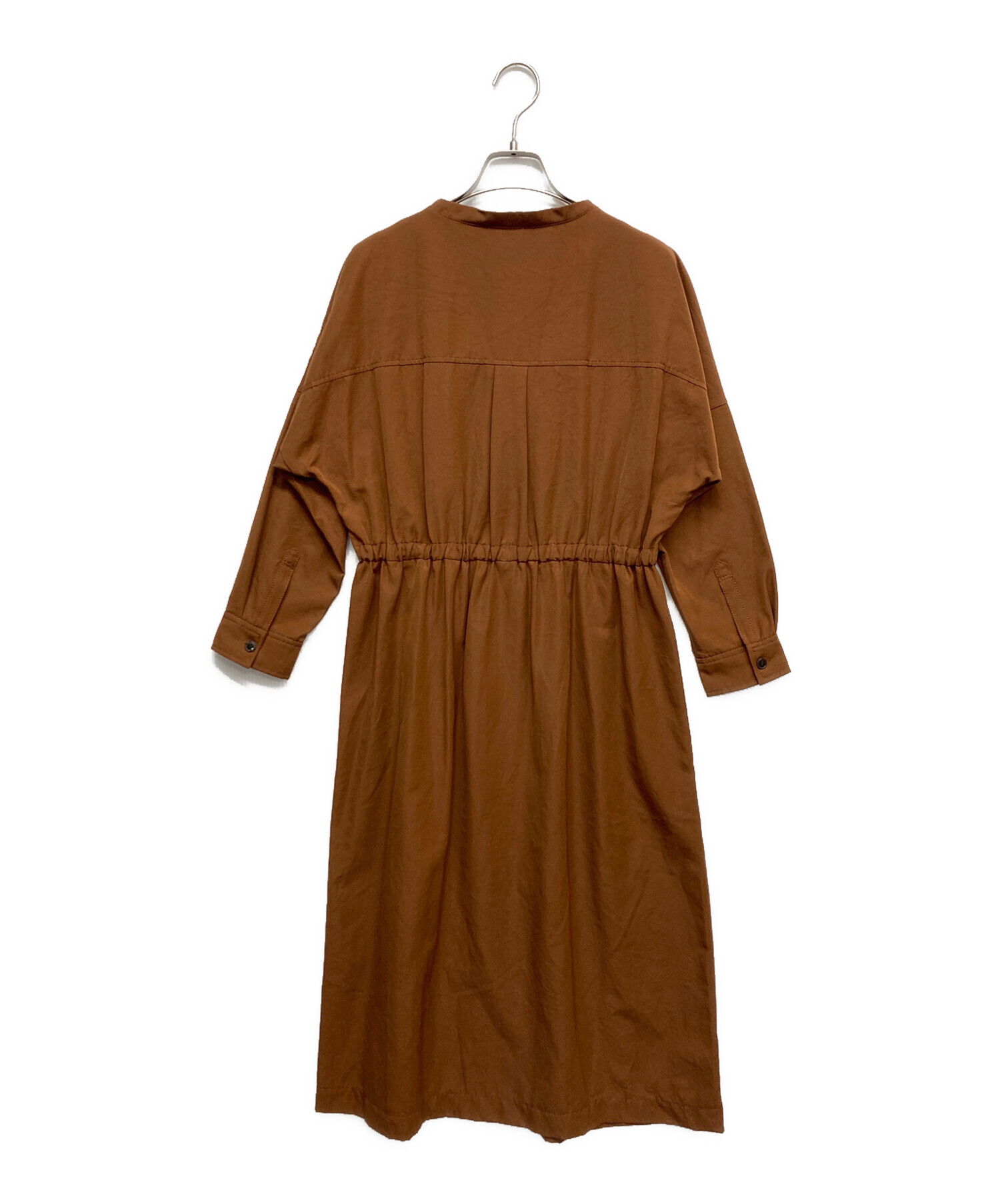中古・古着通販】UNTITLED (アンタイトル) 長袖ワンピース ブラウン