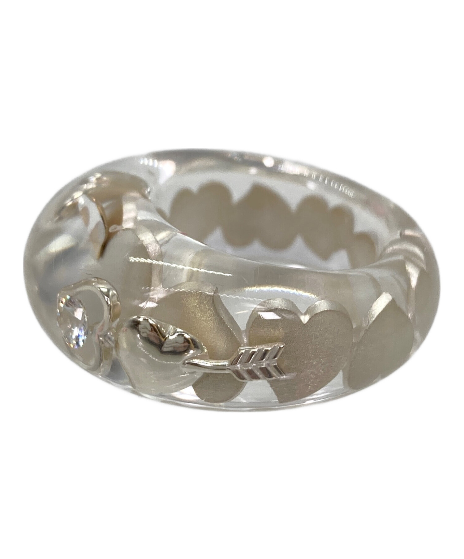 スタージュエリー　アクリルスターシルバーリング 中古・古着通販】STAR JEWELRY (スタージュエリー) アクリルリング