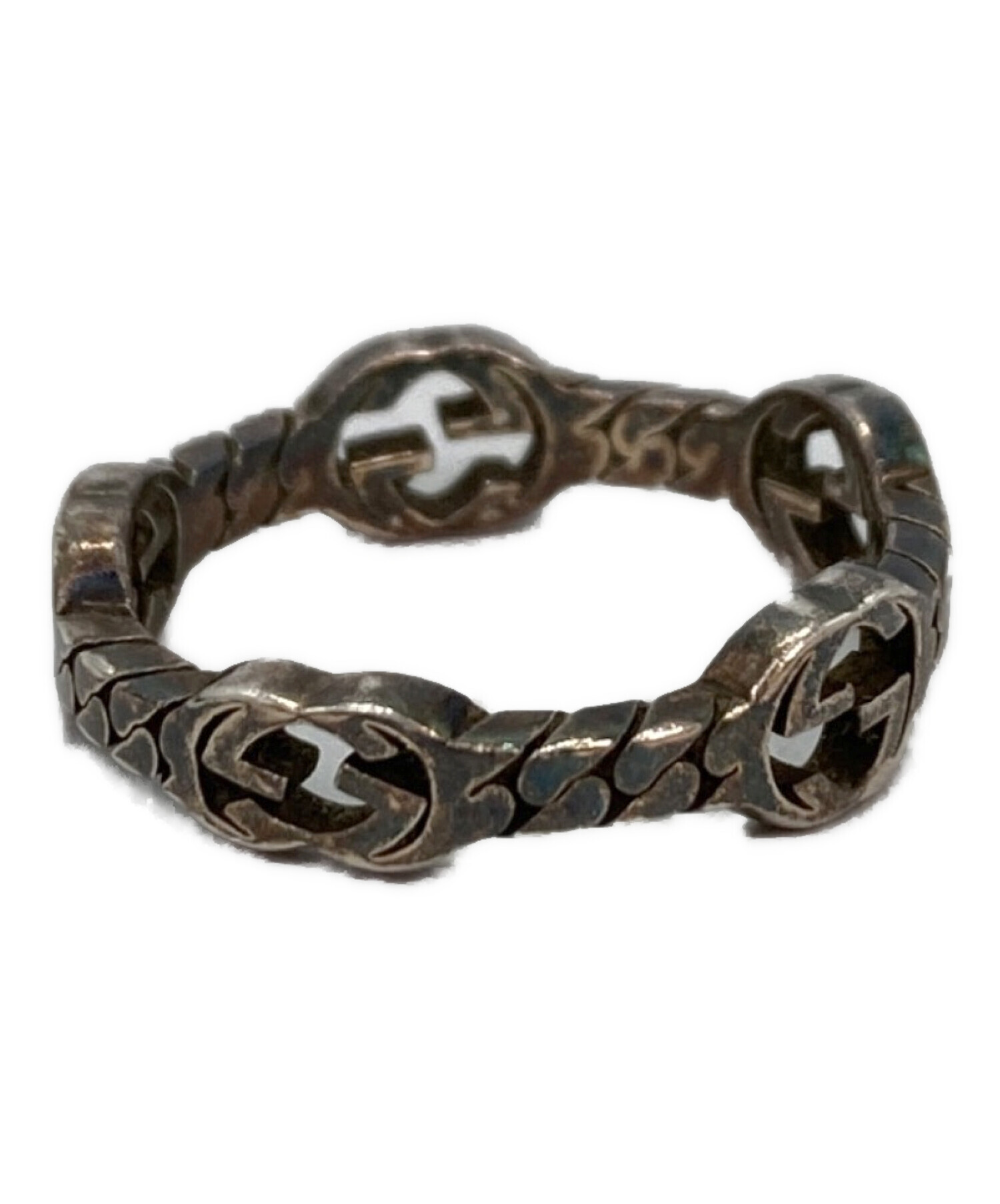 中古・古着通販】GUCCI (グッチ) リング シルバー サイズ:14号 
