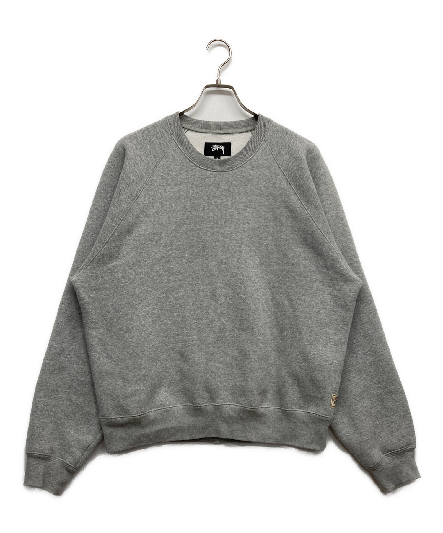 中古・古着通販】stussy (ステューシー) ラグランスウェット グレー 