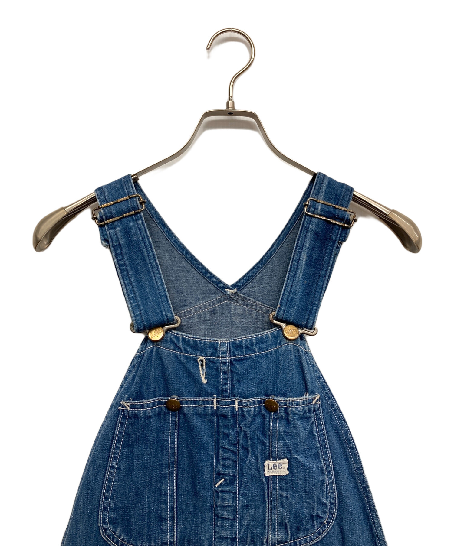 中古・古着通販】LEE (リー) 70s デニムオーバーオール ブルー サイズ