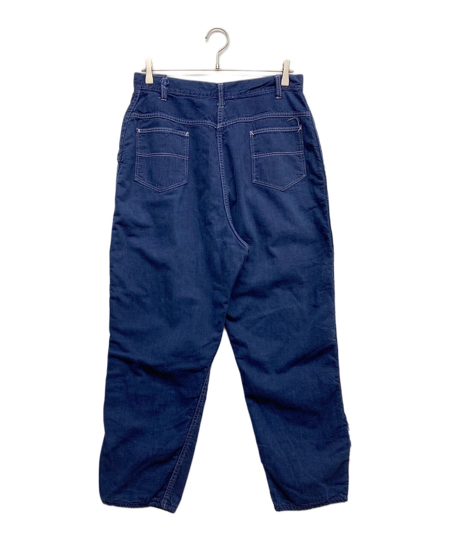 中古・古着通販】VINTAGE (ヴィンテージ) 裏ネルランチパンツ ブルー