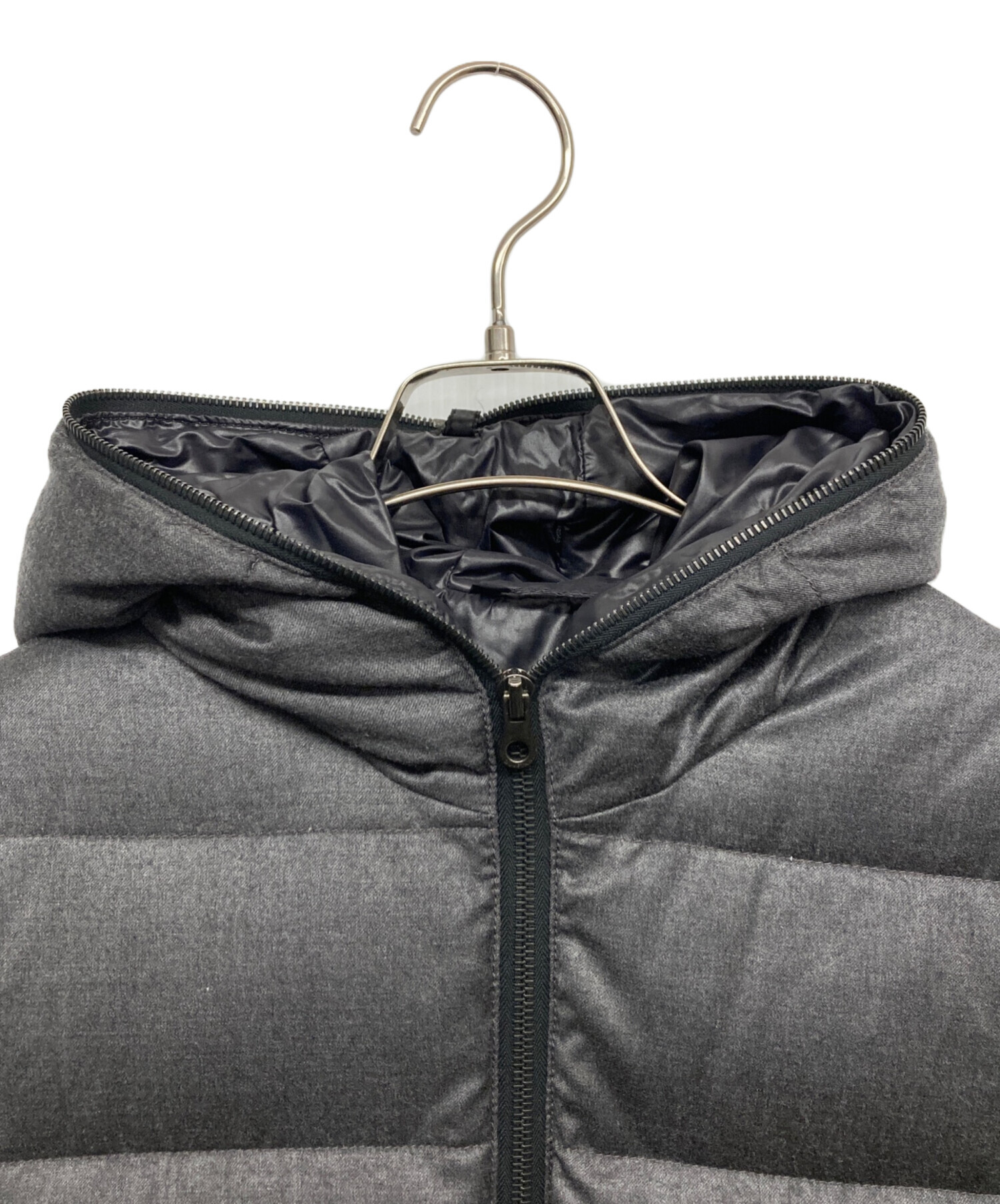 ★未使用★DUVETICA デュベティカ グレー ダウン ジャケット サイズ38 中古・古着通販】DUVETICA (デュベティカ) ダウンジャケット グレー