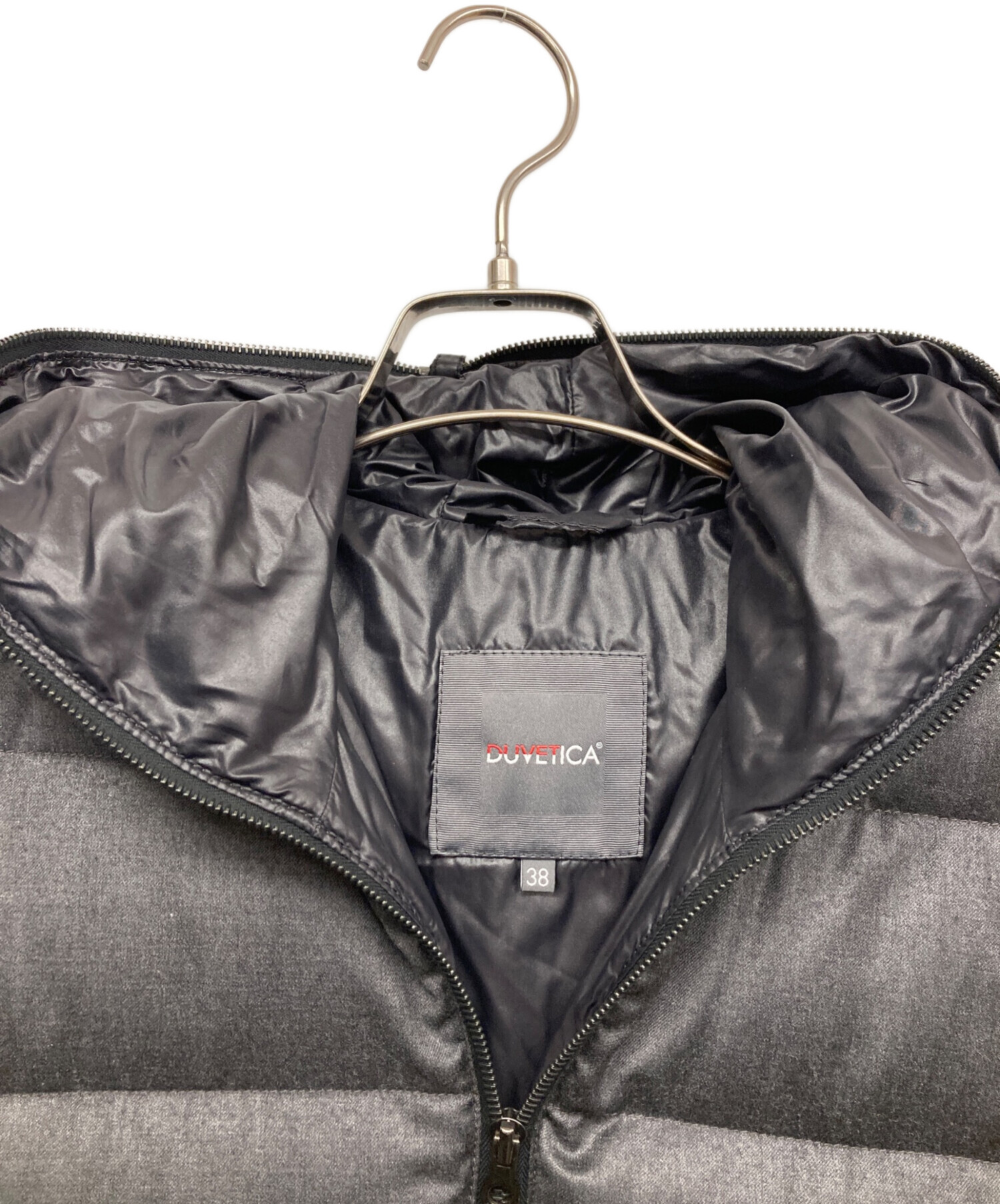 DUVETICA グレー ダウンジャケット 38 DUVETICA ダウンジャケット サイズ38 グレー