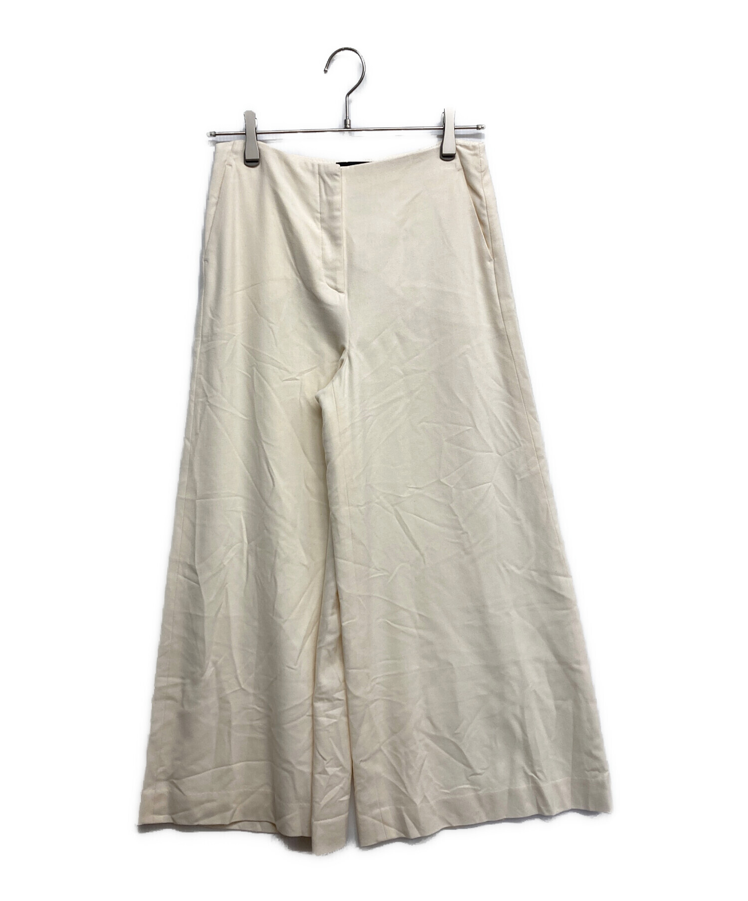 中古・古着通販】theory (セオリー) ワイドパンツ ホワイト｜ブランド