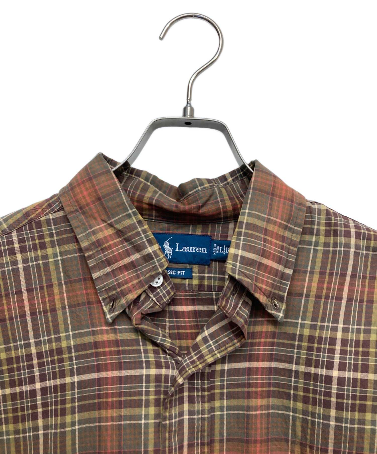 中古・古着通販】RALPH LAUREN (ラルフローレン) チェックシャツ 