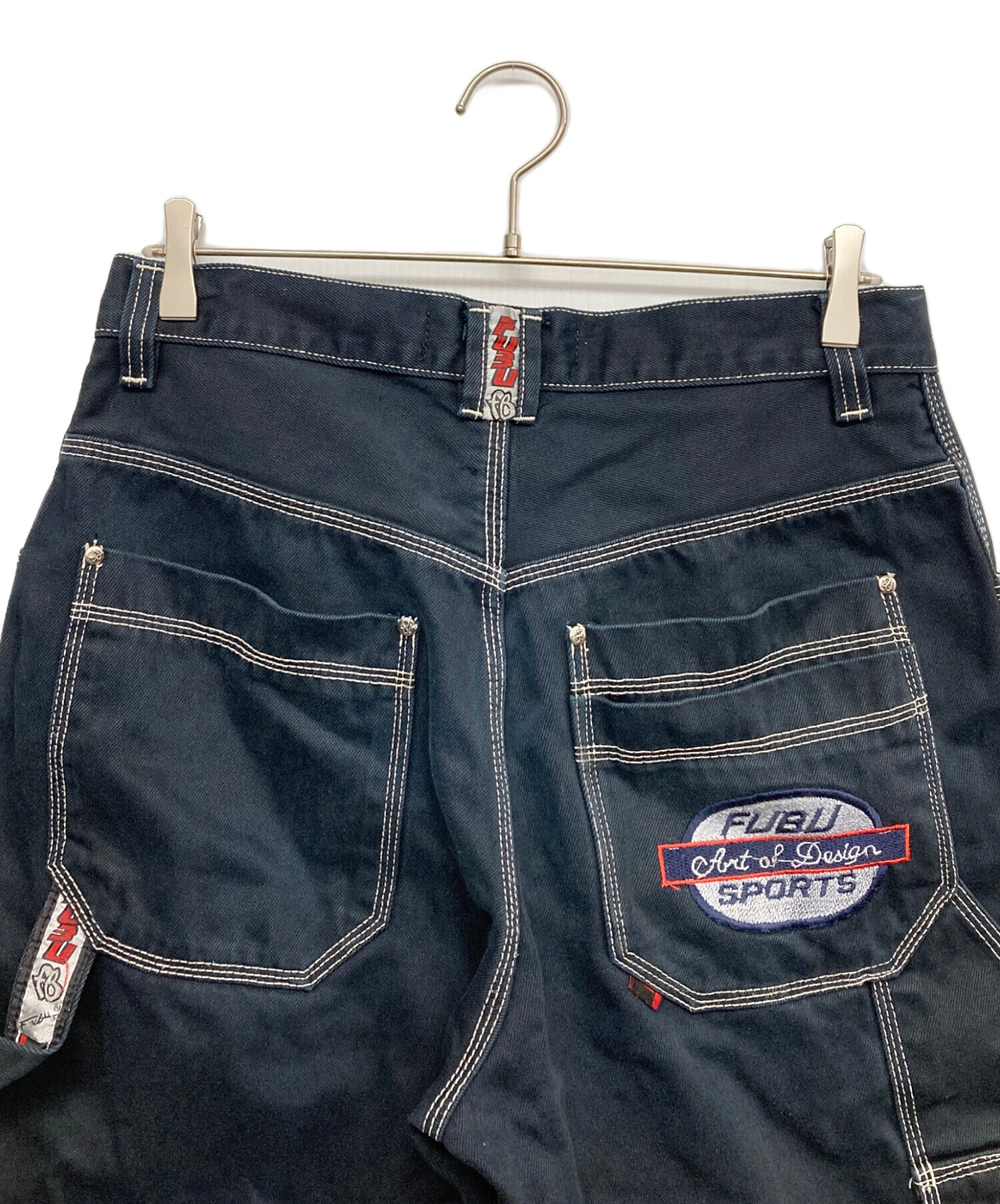 中古・古着通販】FUBU (フブ) ペインターパンツ ネイビー サイズ:33 