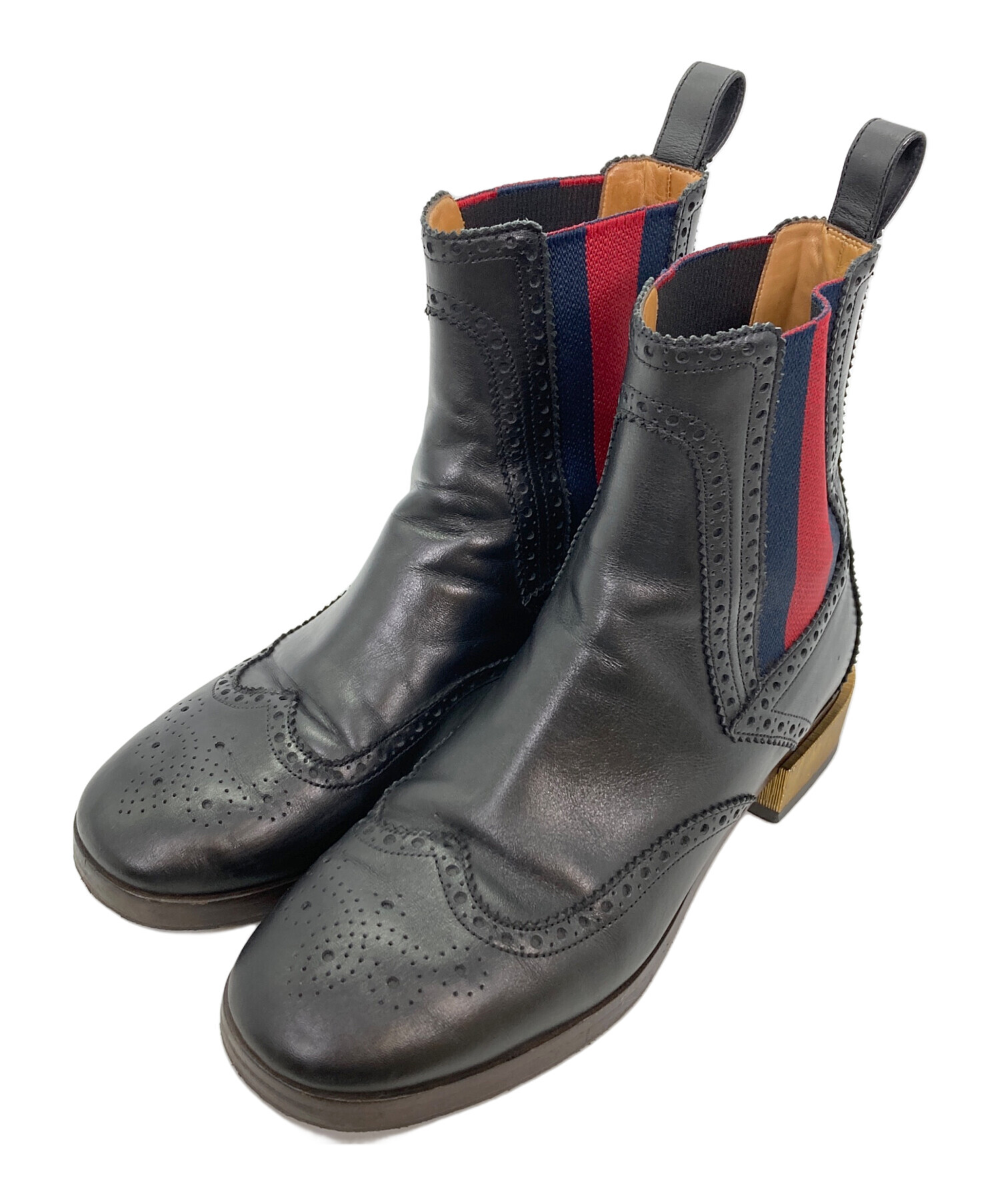 90s Gucci グッチ スクエアトゥ サイドゴアブーツ 45 90s Gucci グッチ スクエアトゥ サイドゴアブーツ 45