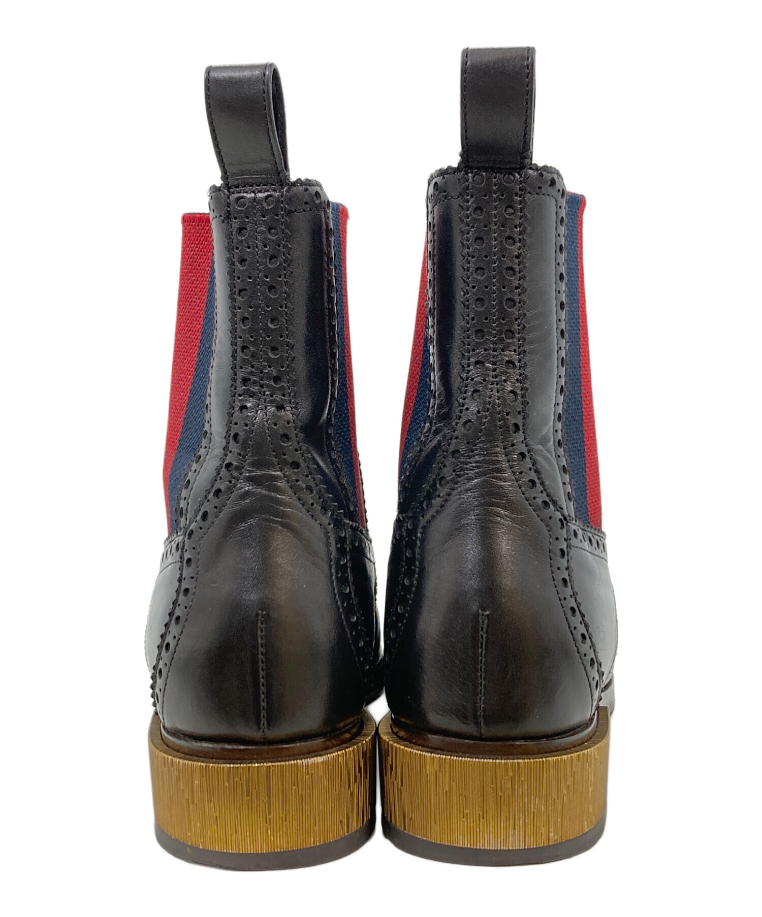 中古・古着通販】GUCCI (グッチ) サイドゴアブーツ ブラウン サイズ:36