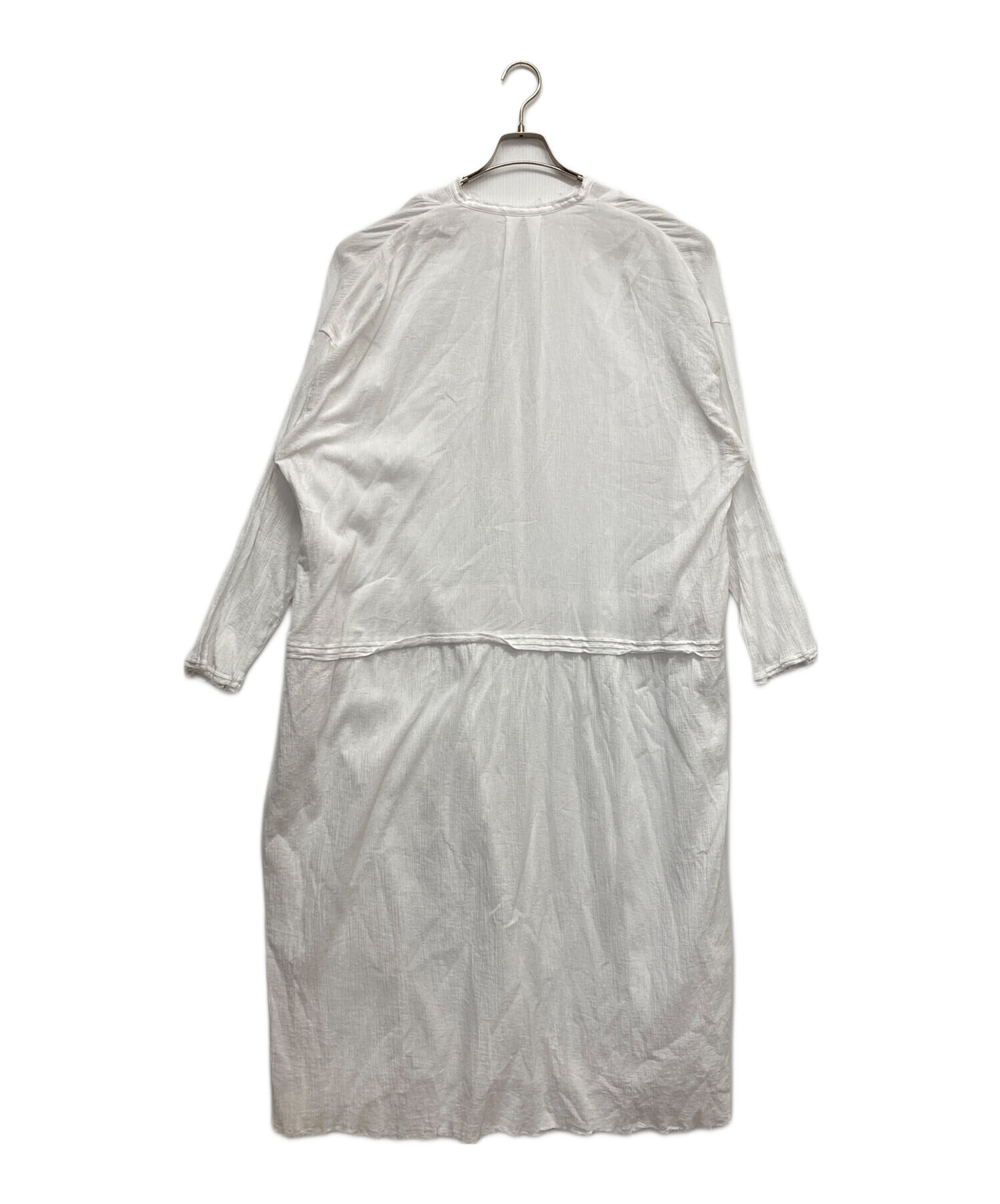 ETRETOKYO ジャガードロングガウン IVORY ジャガードオーバーキャミソール(F OFF WHITE): トップス │ ETRE