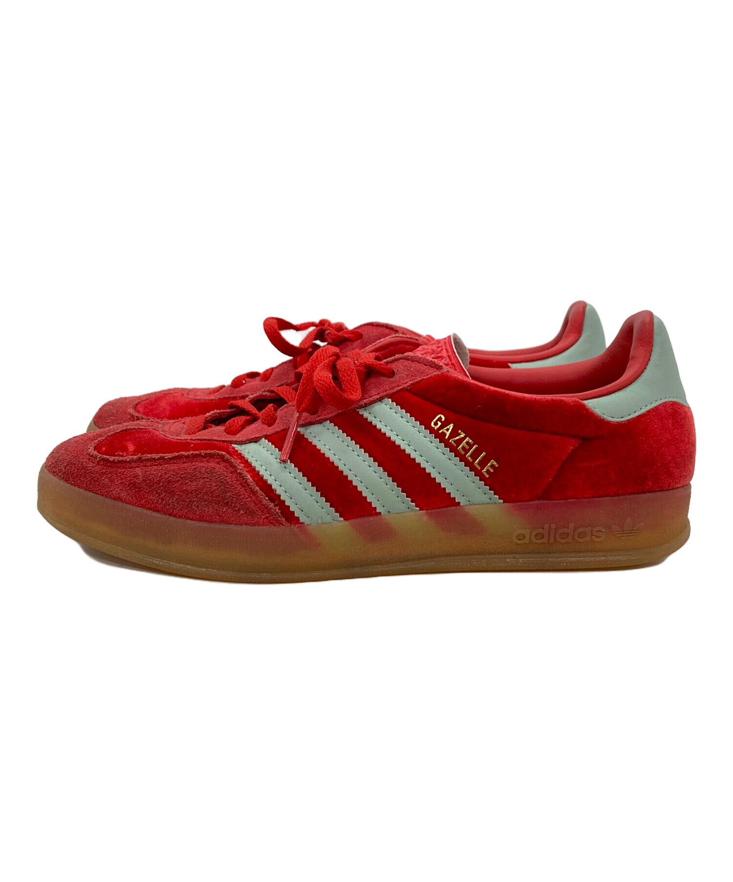 中古・古着通販】adidas (アディダス) GAZELLE INDOOR レッド サイズ 