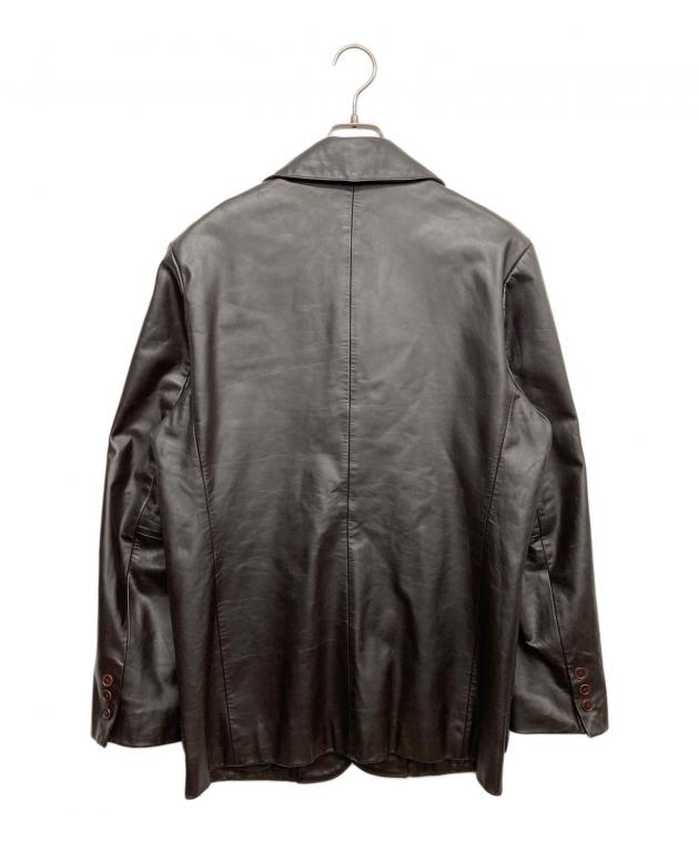 中古・古着通販】GAP (ギャップ) レザーカーコート ブラウン サイズ:S
