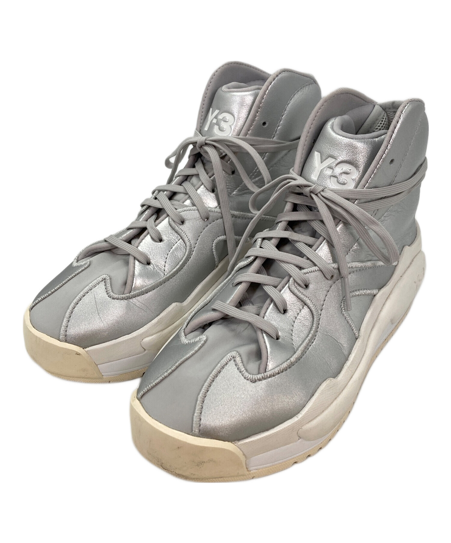 中古・古着通販】Y-3 (ワイスリー) HOKORIハイカットスニーカー グレー 