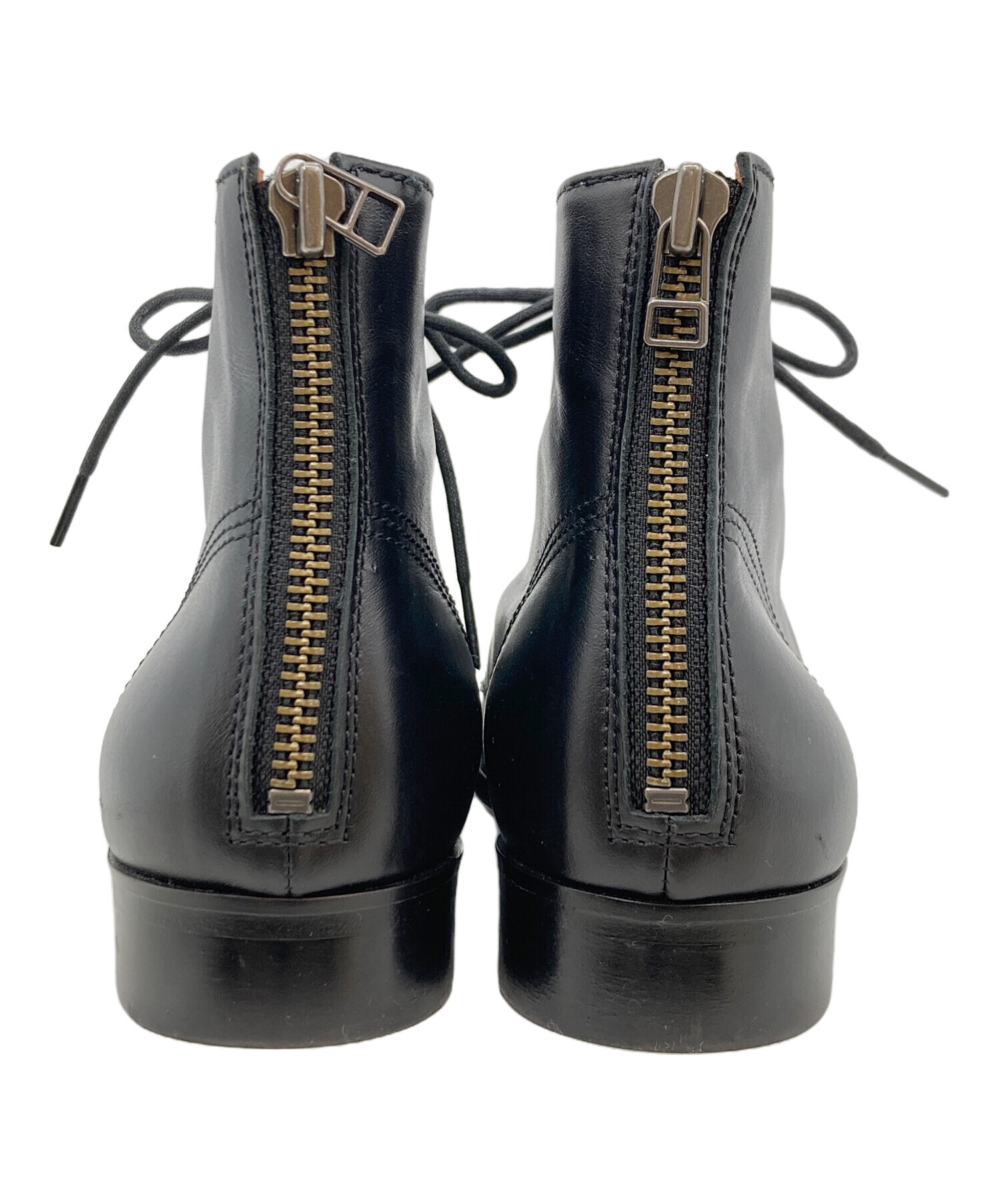 中古・古着通販】PADRONE (パドローネ) レースアップブーツ ブラック