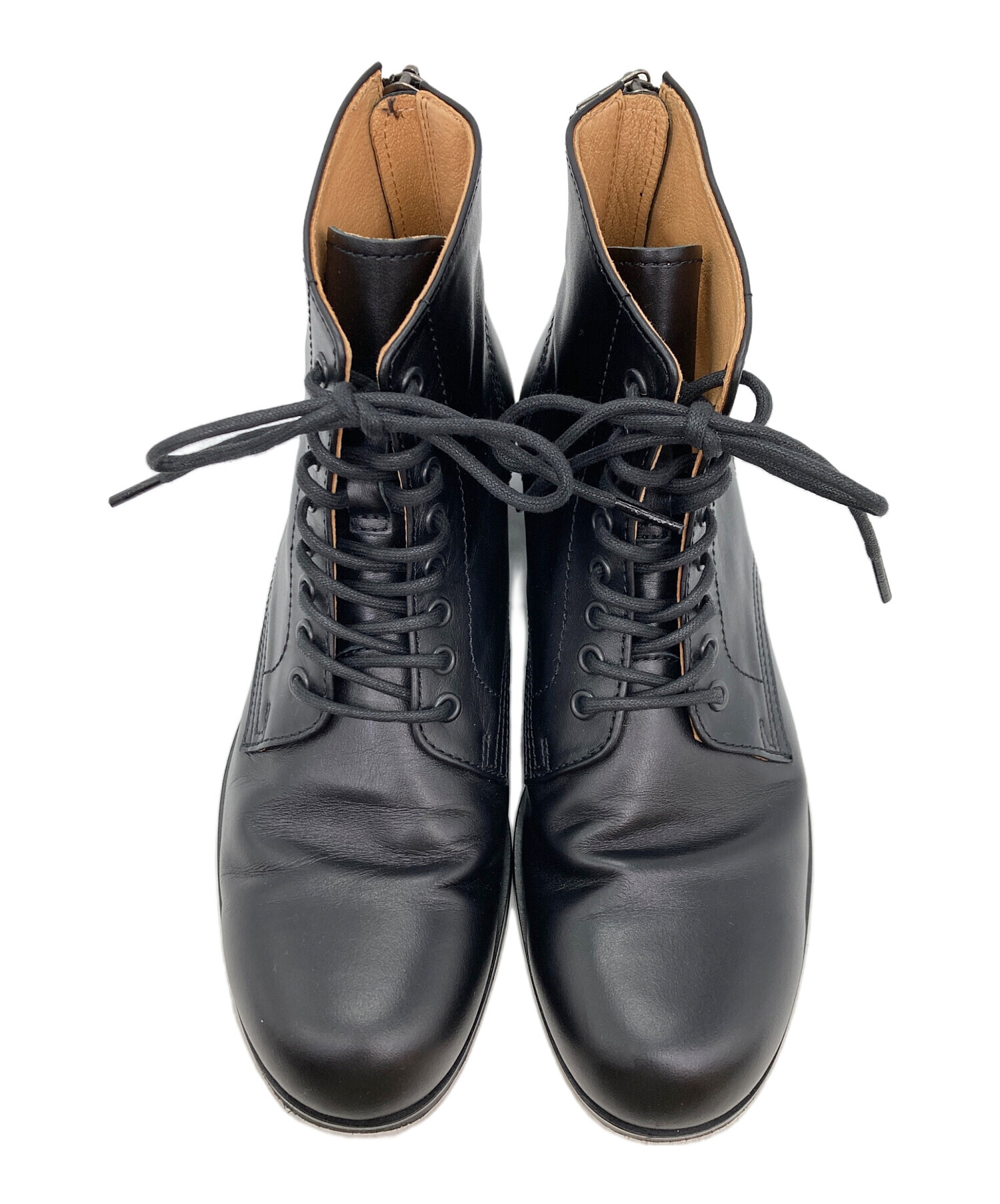 中古・古着通販】PADRONE (パドローネ) レースアップブーツ ブラック