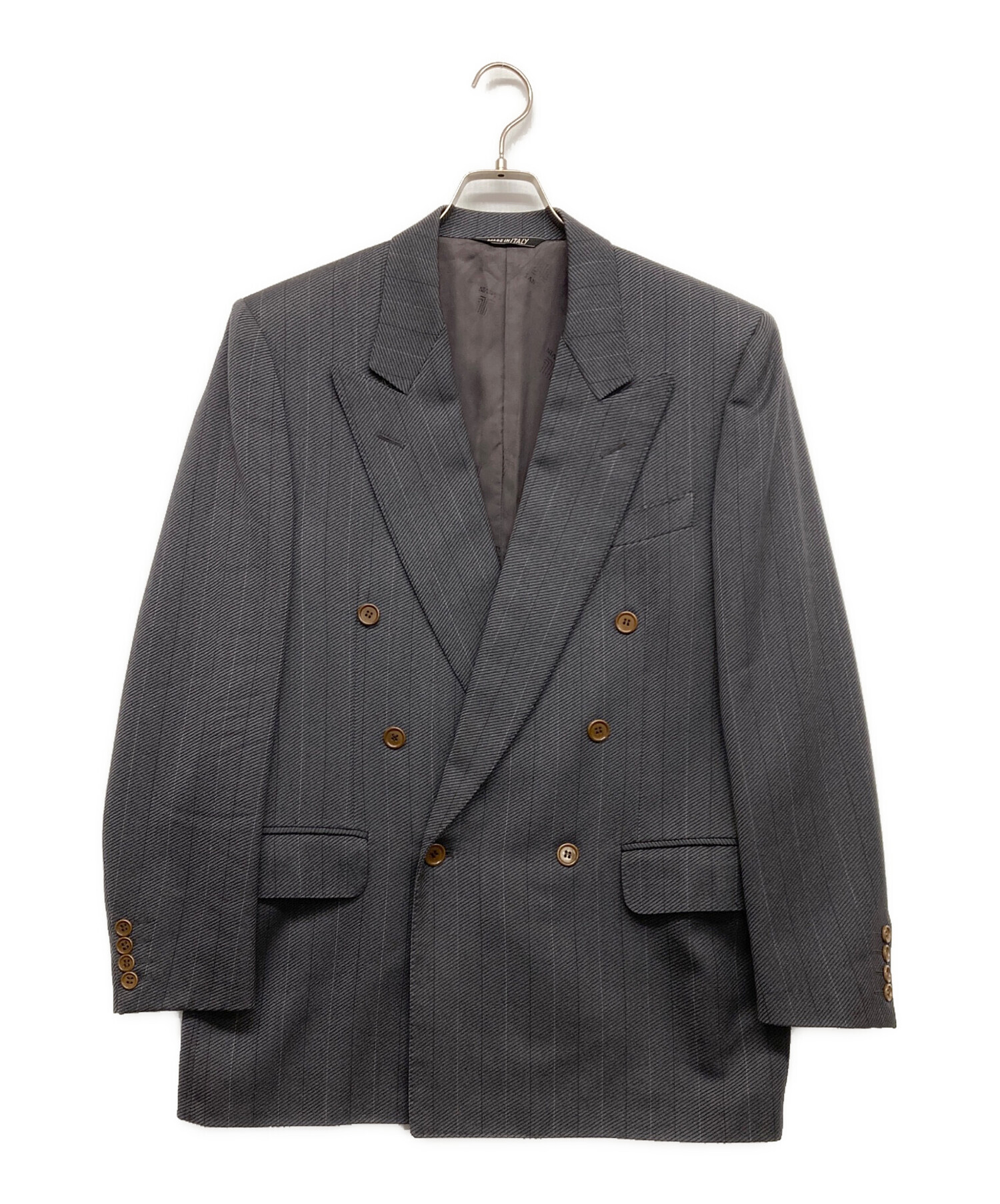 中古・古着通販】LANVIN (ランバン) ウールジャケット ブラウン サイズ 