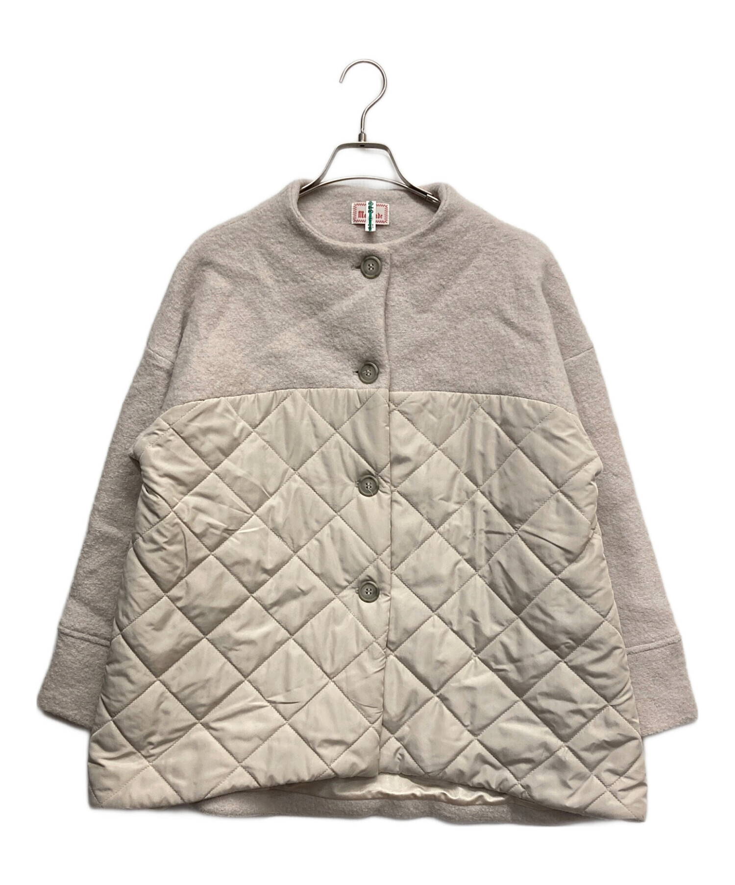 中古・古着通販】maomade (マオメイド) 圧縮ウールジャケット ベージュ 