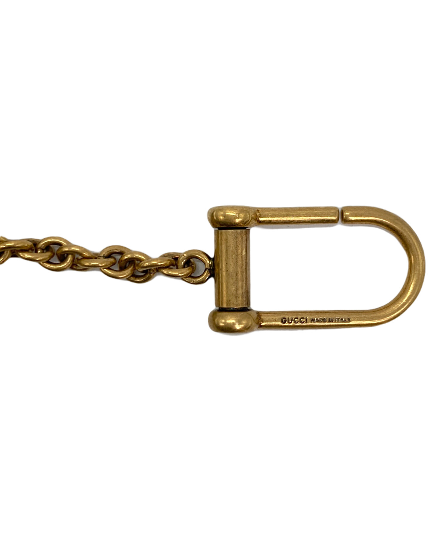 中古・古着通販】GUCCI (グッチ) ストロベリープリントGGキーケース