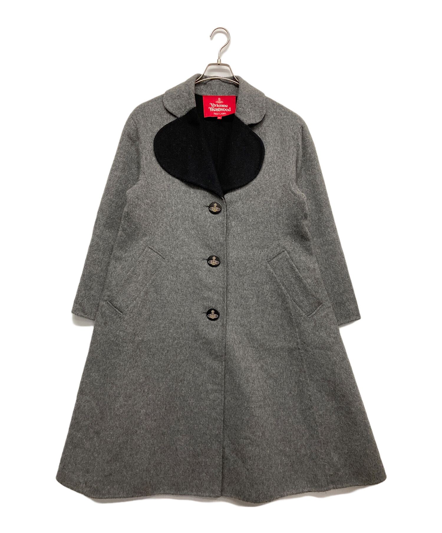 公式 店 Vivienne Westwood グレー ウールコート 【公式通販】