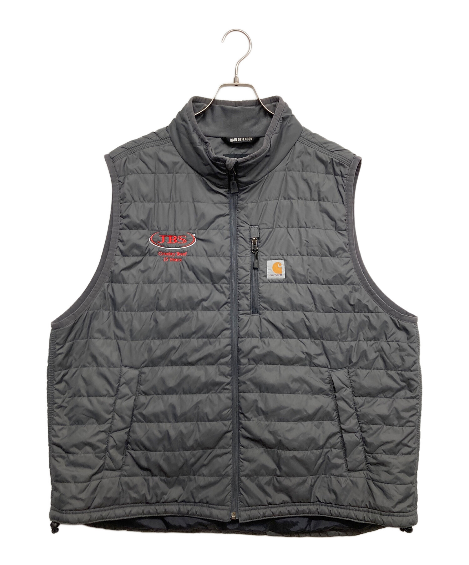 中古・古着通販】CarHartt (カーハート) 中綿ベスト グレー サイズ:2XL 