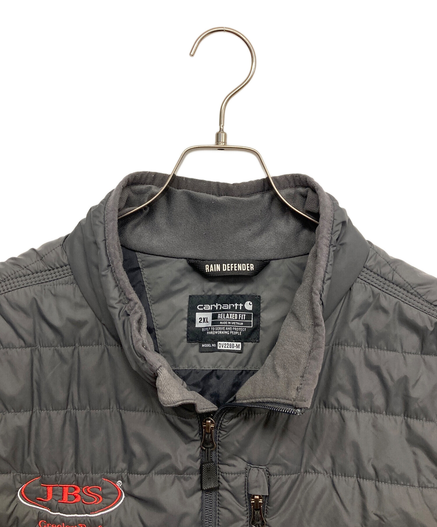 中古・古着通販】CarHartt (カーハート) 中綿ベスト グレー サイズ:2XL 