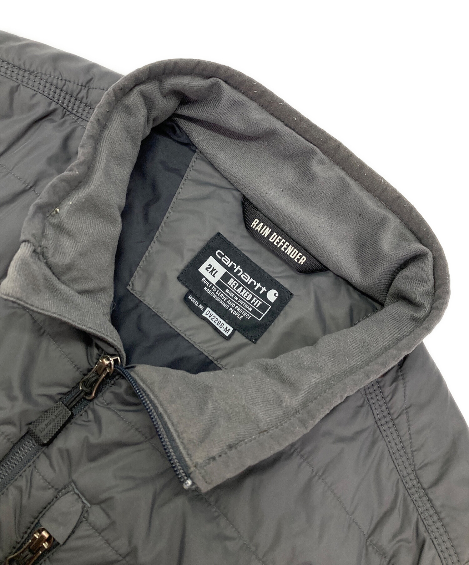 中古・古着通販】CarHartt (カーハート) 中綿ベスト グレー サイズ:2XL 