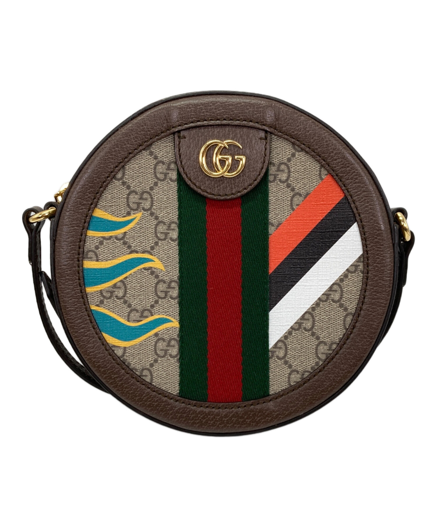 中古・古着通販】GUCCI (グッチ) GGベルベット ラウンド ショルダー 